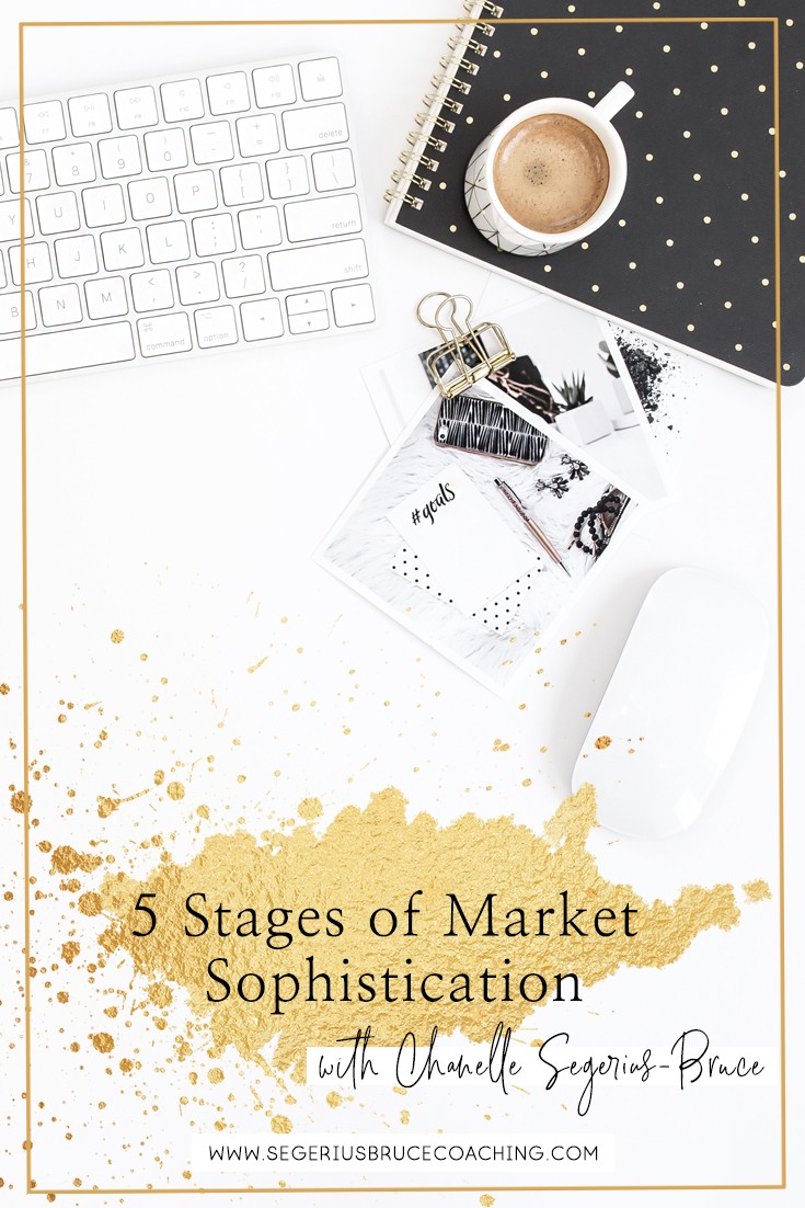 What are the 5 stages of market sophistication